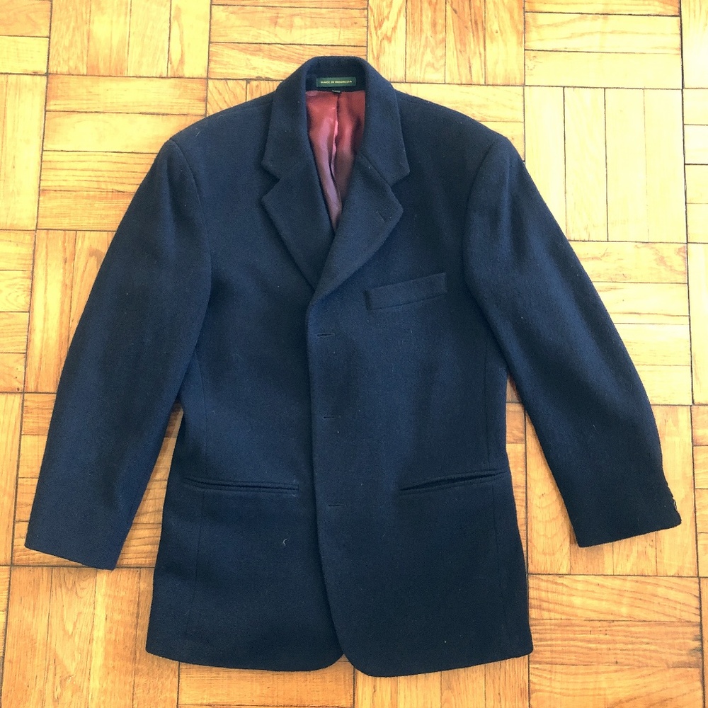 Vintage Club Room 3-Button Classic Fit Knit Blazer